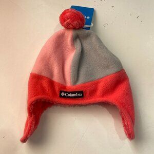 Columbia NWT, Frosty Trail Youth Earflap Beanie, girl youth S/M w/omni-heat.